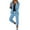 Z241125-A-Blue, variant on toraway Fashion Mens Linen Sets African Men Solid Color Personality Fashion Slim Fit Business Long Sleeve Shirt and Pants  XXXL
