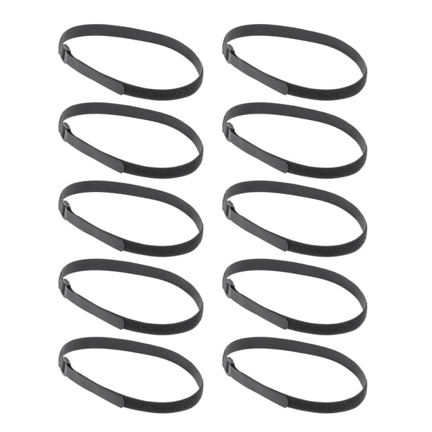10 correas de bicicleta duraderas y resistentes con diseño de bucle de repuesto ajustables. E