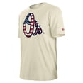 thumbnail image 2 of Men's New Era Cream Baltimore Orioles Americana Flag Fill T-Shirt, 2 of 3