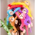 thumbnail image 5 of Nuevo muñeco de peluche de mono de brazo largo de color para niños, lindos juguetes de peluche de animales, muñeco de cortina creativo, mono colgante, regalos decorativos, 5 of 5