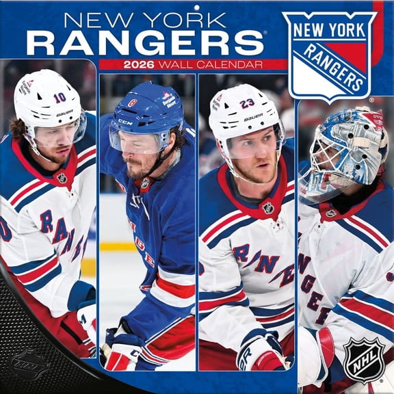Turner Licensing, NHL New York Rangers 2026 Wall Calendar
