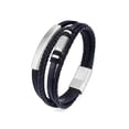 thumbnail image 1 of High Quality Men‘s Leather Bracelet Stainless Steel Multi-layer Combination Accessory Fashion Man Jewelry Wholesale Dropshipping, 1 of 6