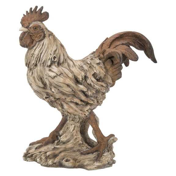 Hi-Line Gifts 15.75" Standing Rooster Outdoor Garden Statue