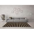 thumbnail image 3 of Ahgly Company Indoor Rectangle Abstract Brown Contemporary Area Rugs, 2' x 5', 3 of 4