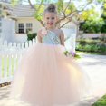 thumbnail image 2 of Mercatoo Kids Girls One Shoulder Sequin Tutu Flower Girl Dresses 𝐏𝐚rty Wedding Pageant Dress Tutu Dress for Girls, 2 of 3