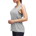 thumbnail image 4 of Camisetas de entrenamiento para mujeres, camisetas deportivas de yoga, camisetas sin mangas largas, ropa de entrenamiento para gimnasio, 4 of 5