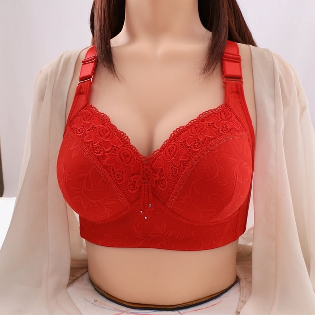Product Category Bra Product Title Ladies' Autumn And Winter Adjustable Bra With Back Support For Large Bust Non Steel Ring Gentle Lift And Underwear