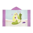 thumbnail image 3 of Kids Bathrobes Hooded Towels, Big Boys Girls Cartoon Hooded Wraps Beach Pool Bath Towel Poncho Cotton Towel, 30"x50", 3-12 Years, 3 of 4