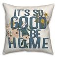thumbnail image 2 of Creative Products It's Good to Be Home 18x18 Spun Poly Pillow, 2 of 3