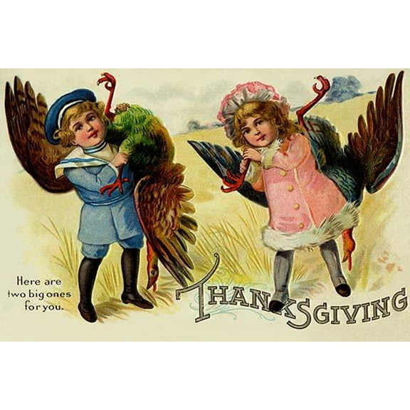 Thanksgiving; Here are two big ones for you- Fine Art Canvas Print (20" x 30")