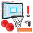 thumbnail image 5 of Basketball Hoop Set - Indoor Outdoor Basketball Hoop for Door & Wall Complete Accessories, Basketball Toy Gift Perfect for Boys Girls Teens Adults, 5 of 7