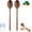 Brown*2, variant on Maple Wooden Spoons, Maple Wooden Spoons for Cooking, Comfort Grip Wooden Mixing Spoon, Long Handle Reusable, For Mixing Serving and Nonstick Pots
