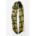 thumbnail image 2 of Bimba Green Floral Damask Pure Silk Printed Scarf Dupatta Head Neck Wrap Bandanas For Women 40 x 40 Inches, 2 of 6