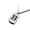 B letter necklace 60cm, variant on PULABO Jewelry Initial Pendant Necklace for Men Womens, Titanium Steel Square Letter Capital Necklace Alphabets from A-Z Figaro Chain Necklace Unisex