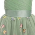 thumbnail image 2 of IDOPIP Flower Girl Dresses for Wedding Spaghetti Strap Tulle Princess Pageant Birthday Party Gown, 2 of 8