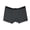Black, variant on Men Boxer Underwear Mid-rise Elastic Waist U-Convex Shorts Briefs Ultra Thin Transparent Ice Silk Seamless Panties