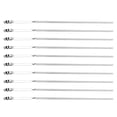 thumbnail image 2 of Shisuyan 10 Pcs Brochettes Plates en Acier Inoxydable Épaissies Réutilisables pour Barbecue en Plein Air, 2 of 8