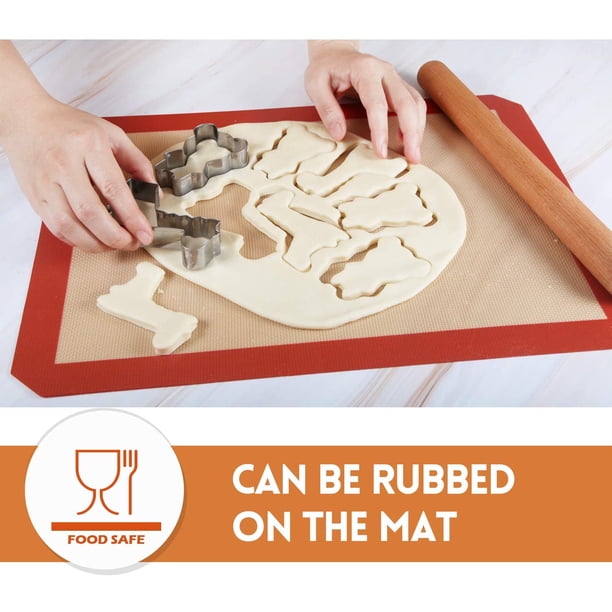 Tapis de pâte en silicone – Accessoires de cuisson durables et antiadhésifs