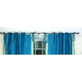 thumbnail image 2 of Turquoise  Tie Top  Sheer Sari Curtain / Drape / Panel   - 80W x 63L - Piece, 2 of 2