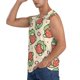 thumbnail image 3 of Balery Frog Hold Strawberry Camisetas sin mangas para hombre, absorbe la humedad y protege contra el mal olor.-Small, 3 of 7