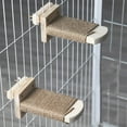 thumbnail image 3 of Cat Wall Mounted Furniture Set Cat Climbing Shelf Cat Scratching Post Hammock O0, 3 of 9
