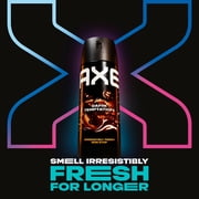 Axe Body Spray Deodorant for Long Lasting Odor Protection Dark Temptation All Day Fresh Scent Mens Deodorant Formulated Without Aluminum, 5.1 oz Twin