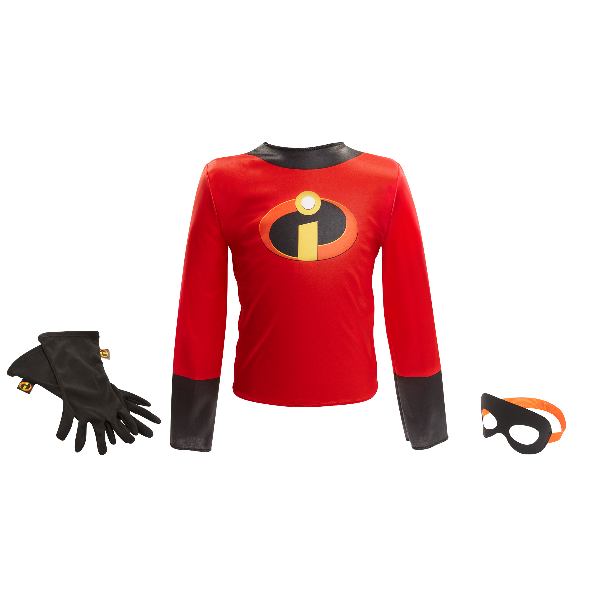 Incredibles 2 Dress Up Set Includes Mask, Shirt and Gloves