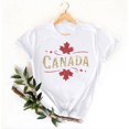 thumbnail image 3 of Pisexur Nouveau T-shirt à Manches Courtes Col Rond Imprimé Décontracté pour Femmes, Hauts d'Été pour Femmes Blanc, m, 3 of 4