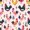 White Red, variant on Erosebridal Fried Chicken Shower Curtain 72Wx72L for Boys Girls, White Bows Waterproof Bathroom Curtain