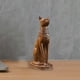 thumbnail image 5 of Figura de gato egipcio, escultura de gato para estantería, mesa de centro y armarios. M, 5 of 7