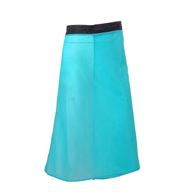 Jupe de Pluie Ultralégère en Nylon 15D Imperméable, Pantalon de Pluie Kilt, Demi-Poncho de Randonnée