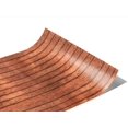 thumbnail image 2 of Rwraps Natural Vertical Wood Plank Rustic Chestnut Gloss Vinyl Film Wrap 59in x 30ft Vinyl Vehicle, 2 of 9