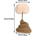 thumbnail image 2 of 1 divertida tetera de silicona, tetera de hojas sueltas, filtro de té de hojas sueltas de malla fina, utilizada para remojar té de hojas sueltas o té de hierbas Sincero Electrónica, 2 of 4