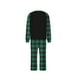 thumbnail image 4 of Conjuntos de pijamas navideños familiares a juego Grinch 2024, pijama de Grinch con parte superior y pantalones de pijama a cuadros, pijama de Grinch para niños y adultos para la familia, 6 Años, 4 of 4