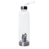 Shop LC Gunmetal Water Bottle with Natural Elite Noble Shungite 20 oz