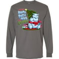 thumbnail image 3 of Inktastic I Wanna Hippopotamus for Christmas Cute Hippo Long Sleeve T-Shirt, 3 of 5