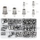 thumbnail image 1 of 165pcs M3-m10 Metric Zinc Plated Steel Nut Flat Threaded, 1 of 3