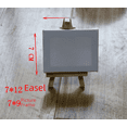thumbnail image 2 of DIY mini easel + picture frame set cotton canvas smooth practical desktop pure pine picture frame exhibition - style：Easel+frame；, 2 of 5