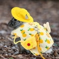 thumbnail image 2 of Yellow Cotton Rabbit Harness with Leash for Pet Use Comfortable Soft Cartoon Style with Metal Snap Fasteners, 2 of 8