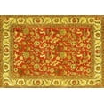 thumbnail image 1 of Ahgly Company Indoor Rectangle Persian Yellow Traditional Area Rugs, 6' x 9', 1 of 4