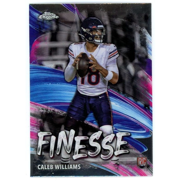 NFL 2024 Topps Chrome Football Finesse Caleb Williams F-1 (Rookie)