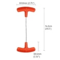 thumbnail image 2 of 29.1in Handheld Wire Saw, Portable Steel Cable Rope Saw, Outdoor Emergency Survival Manual Cutting Tool for Camping Hiking, 2 of 7