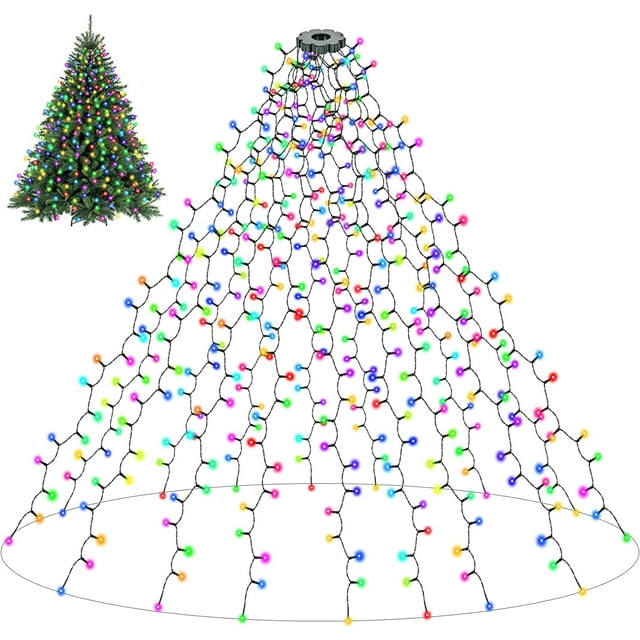 Christmas Lights, LED Christmas Tree Lights for Outdoor & Indoor, Easy to Install 6.6FT 16Lines