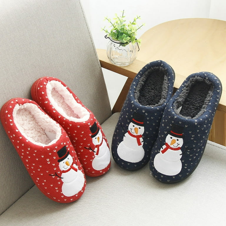 Snowman slippers deals