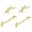 Golden, variant on Miangastore 4Pcs Branch Shaped Handles Decorative Cabinet Knobs Furniture Accessories