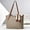 Khaki, variant on GOWELL Checkered Shoulder Bag for Women Slouchy Shoulder Tote Bag Casual Pu Leathe Messenger Weekender Bag Shopper Handbag Travel Purse With Multiple Compartments for Travel Daily Commute