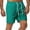Mint Green, variant on Mens Shorts Clearance under $5,Mens Solid Elastic Waist Mid Waist Loose Pockets Bandage Short Pants