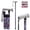Black Large Floral, variant on SupreGear Folding Walking Cane with Adjustable Support, Rubber Tip, Lightweight Travel Support for Seniors, Black Large Floral