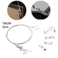 thumbnail image 3 of BTOER Trousse de Suspension à Rail de Miroir Réglable en Acier Inoxydable Capacité de Poids de 66 Lb, 3 of 9