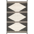 thumbnail image 2 of nuLOOM Chasen Cotton and Wool Flatweave Diamond Tassel Area Rug, 5' x 8', Ivory, 2 of 2